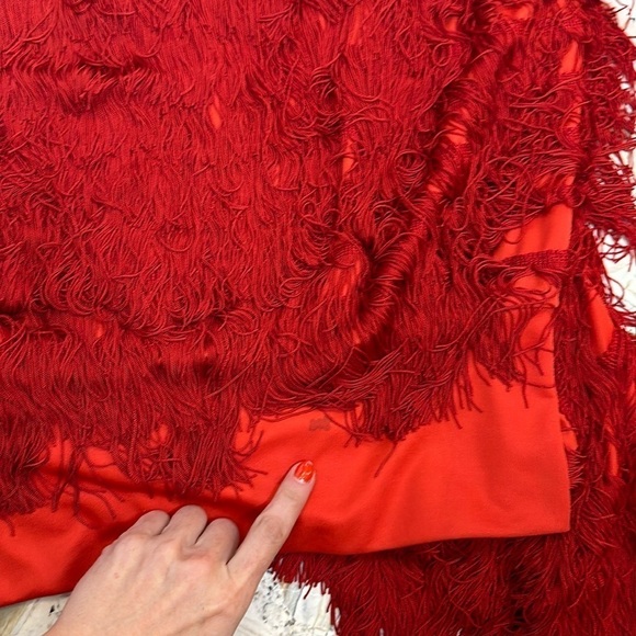 VINTAGE red flapper dress, medium ERAS TOUR - Picture 12 of 14